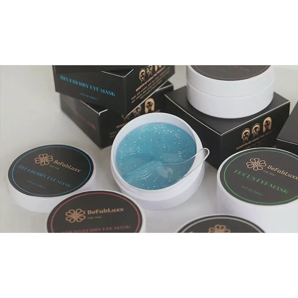 24K Gold Under Eye Patches (20 Pairs) Anti-Aging, Hydrating, Depuffing, Dark
